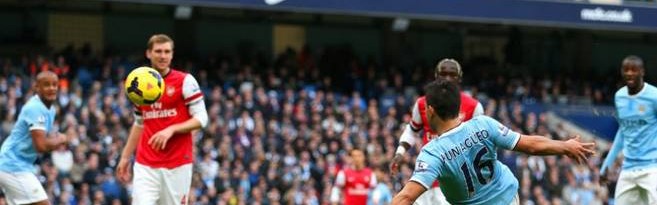  曼城补时绝杀阿森纳保留争冠悬念  